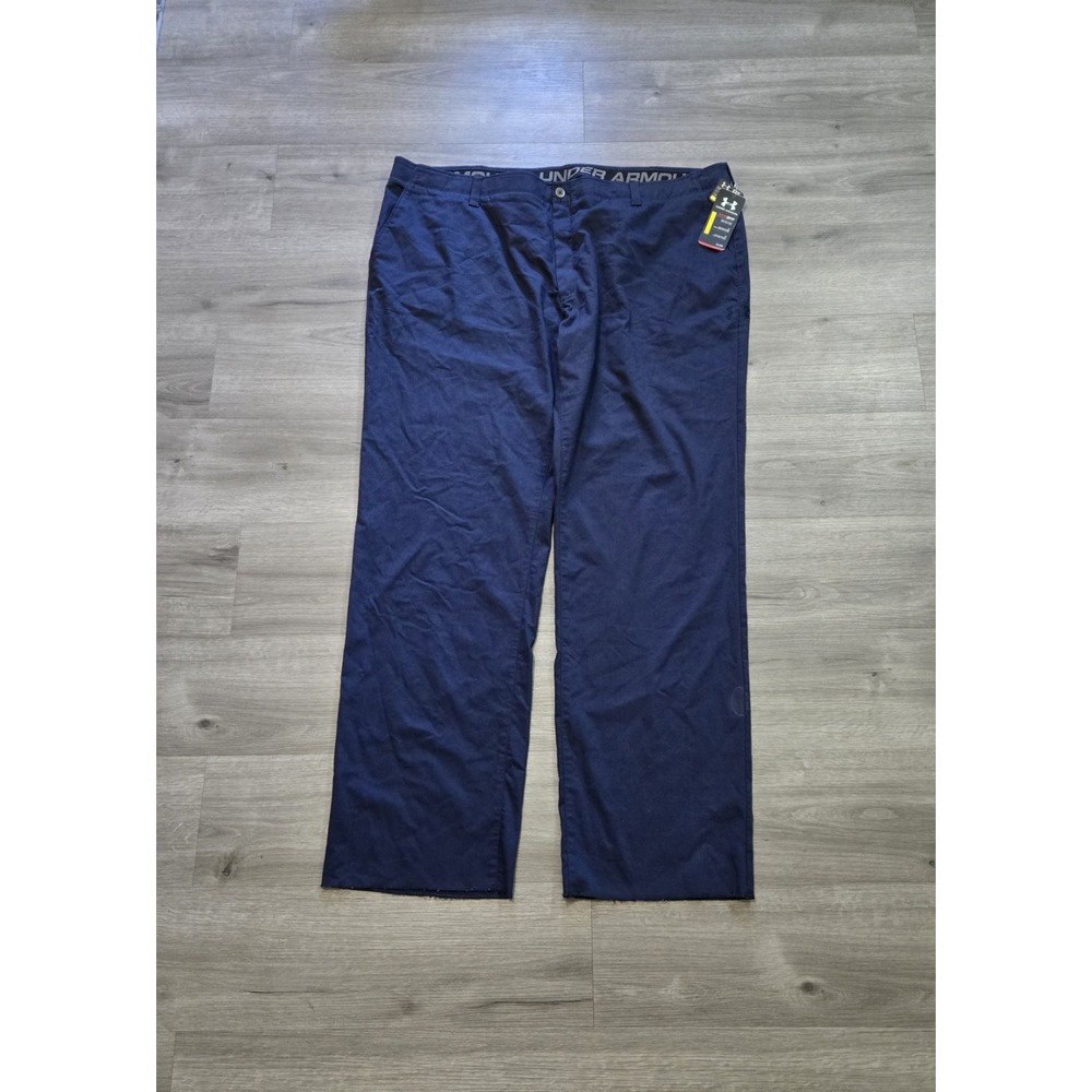 Under Armour HeatGear Pants Mens 50x39 Blue Performance Golf Trousers NWT